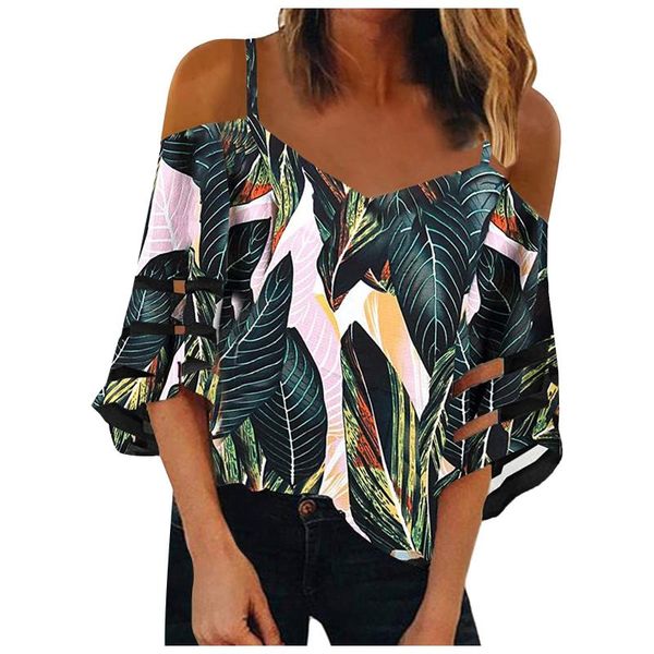 women's blouses & shirts harajuku print blouse v neck mesh panel 3/4 bell sleeve dew shoulder casual off shirt, White
women's blouses & shirts harajuku print blouse v neck mesh panel 3/4 bell sleeve dew shoulder casual off shirt, White