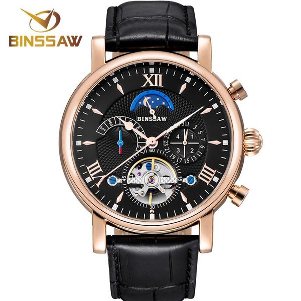 wristwatches binssaw mens automatic mechanical watch leather business stainless steel waterproof men luxury sports watches relogio masculino, Slivery;brown
wristwatches binssaw mens automatic mechanical watch leather business stainless steel waterproof men luxury sports watches relogio masculino, Slivery;brown