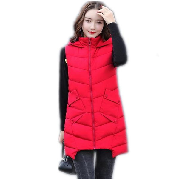 women's vests autumn winter women warm vest 2021 female sleeveless jacket medium-long hooded loose casual outerwear q822, Black;white
women's vests autumn winter women warm vest 2021 female sleeveless jacket medium-long hooded loose casual outerwear q822, Black;white