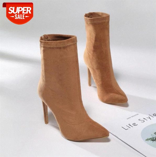 10.5cm stiletto boots women shoes zip stretch fabric female botas pointed toe mid-calf socks thin high heel elastic high boots #aq4e
10.5cm stiletto boots women shoes zip stretch fabric female botas pointed toe mid-calf socks thin high heel elastic high boots #aq4e