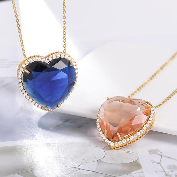 pendant necklaces big pink crystal heart for women wedding jewelry stainless steel bridesmaid gifts romantic accessories, Silver
pendant necklaces big pink crystal heart for women wedding jewelry stainless steel bridesmaid gifts romantic accessories, Silver