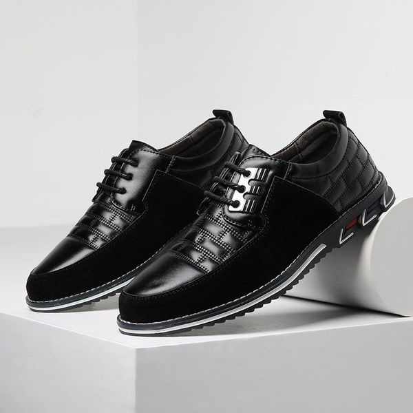 dress shoes plus size 38-48 2021 leather men casual brand mens loafers breathable lace-up driving, Black
dress shoes plus size 38-48 2021 leather men casual brand mens loafers breathable lace-up driving, Black