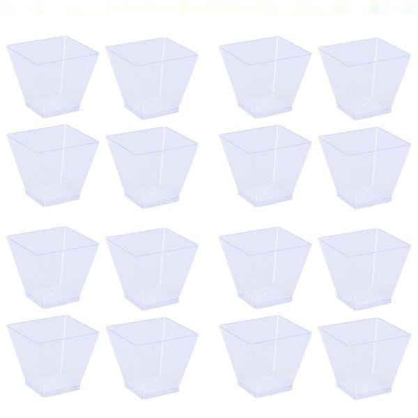 disposable cups & straws 20pcs 60ml plastic mousse cup thickened transparent container trapezoidal for jelly yogurt dessert
disposable cups & straws 20pcs 60ml plastic mousse cup thickened transparent container trapezoidal for jelly yogurt dessert