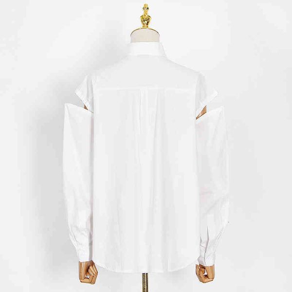 hoodie casual streetwear blouse for women lapel long sleeve hollow out white shirt female fashion clothing 2021 style, Black
hoodie casual streetwear blouse for women lapel long sleeve hollow out white shirt female fashion clothing 2021 style, Black