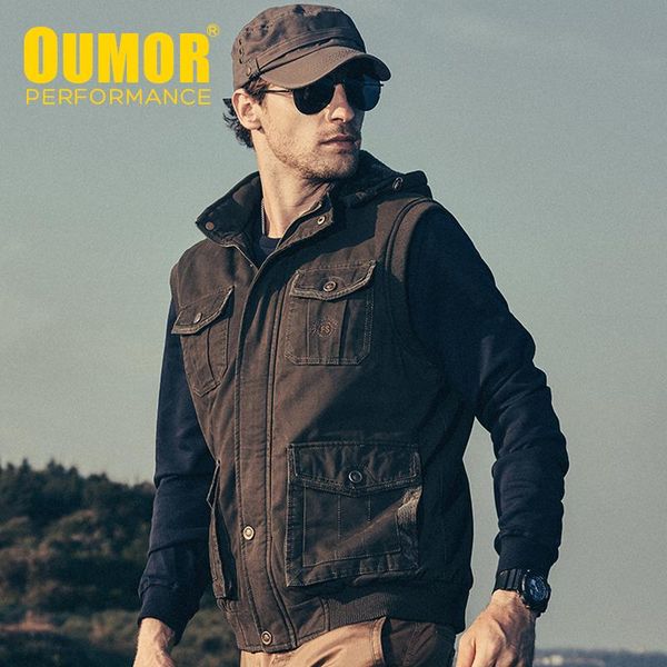 men's vests oumor men winter outwear casual tactical fleece jacket outfit thick warm multi pocket cargo coat, Black;white
men's vests oumor men winter outwear casual tactical fleece jacket outfit thick warm multi pocket cargo coat, Black;white
