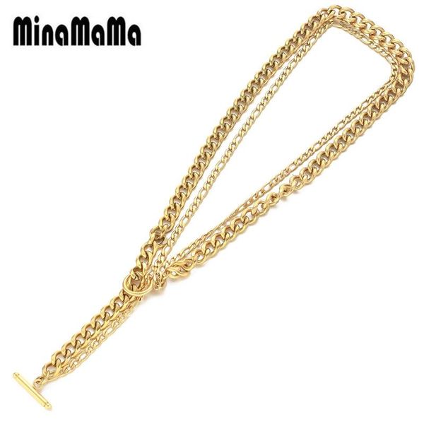 dual layer stainless steel chunky figaro link chain necklace for woman men ot clasp toggle thick choker collar hip hop jewelry chains, Silver
dual layer stainless steel chunky figaro link chain necklace for woman men ot clasp toggle thick choker collar hip hop jewelry chains, Silver