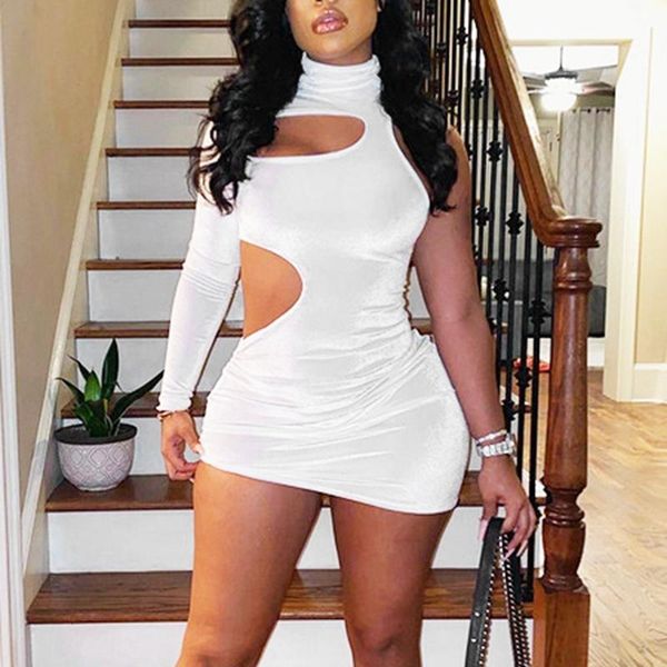 hollow out velvet party dresses women one shoulder solid streetwear skinny slim clubwear bodycon mini dress casual, Black;gray
hollow out velvet party dresses women one shoulder solid streetwear skinny slim clubwear bodycon mini dress casual, Black;gray