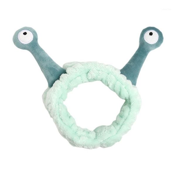 women wash face plush headband funny cartoon snail antenna eyes elastic hair band candy color makeup turban bandana accessories1
women wash face plush headband funny cartoon snail antenna eyes elastic hair band candy color makeup turban bandana accessories1