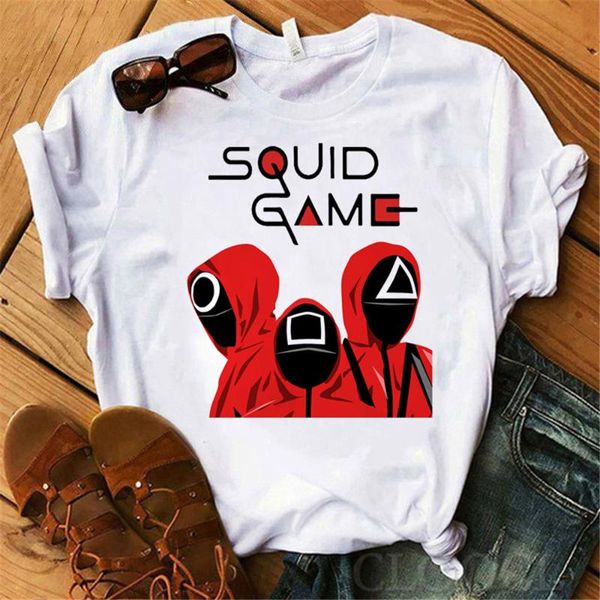 men's t-shirts cloocl korean tv squid game cotton 3d graphics white 100% harajuku short sleeve tees men clothing, White;black
men's t-shirts cloocl korean tv squid game cotton 3d graphics white 100% harajuku short sleeve tees men clothing, White;black