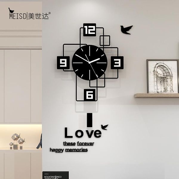 wall clocks square silent acrylic large pendulum decorative swing clock modern design living room home decoration watch stickers
wall clocks square silent acrylic large pendulum decorative swing clock modern design living room home decoration watch stickers