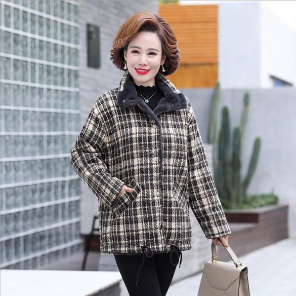 fleece coat winter mom warm 2021 middle age women plus size cotton-padded jacket women's down & parkas, Black
fleece coat winter mom warm 2021 middle age women plus size cotton-padded jacket women's down & parkas, Black