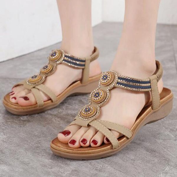 sandals summer women shoes elastic band flat beach female fashion outdoor casual open toe sandalias zapatillas mujer qq902, Black
sandals summer women shoes elastic band flat beach female fashion outdoor casual open toe sandalias zapatillas mujer qq902, Black