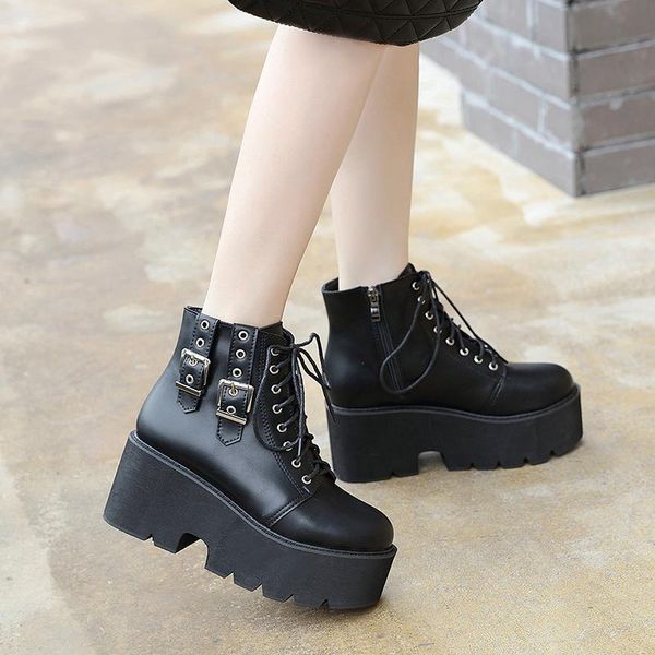 waterproof thick heel snow shoes demonia boots platform leather women autumn black motorcycle
waterproof thick heel snow shoes demonia boots platform leather women autumn black motorcycle