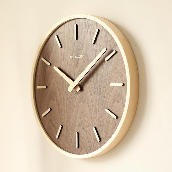 wall clocks bedroom simple modern decoration hanging watch wooden quartz clock circular 14-inch japanese home quiet living room
wall clocks bedroom simple modern decoration hanging watch wooden quartz clock circular 14-inch japanese home quiet living room