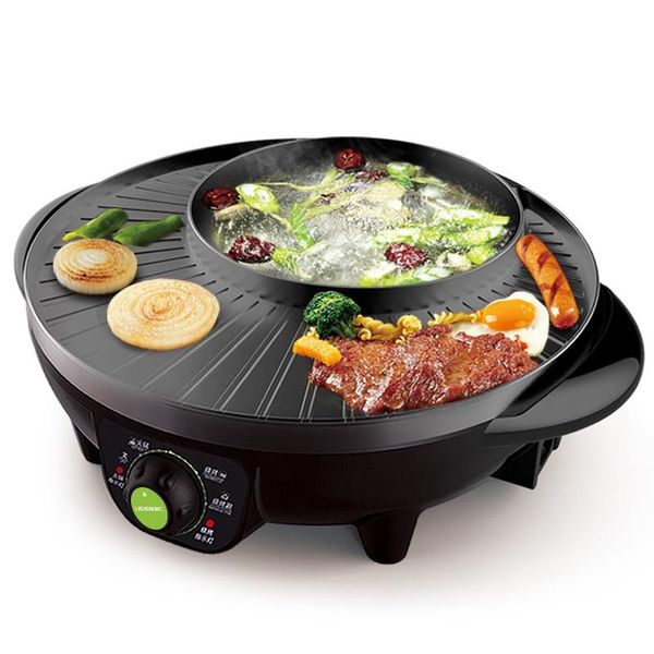 electric barbecue grill pot multifunctional cooker 2 in 1 non-stick bbq griddle for family party skillets
electric barbecue grill pot multifunctional cooker 2 in 1 non-stick bbq griddle for family party skillets