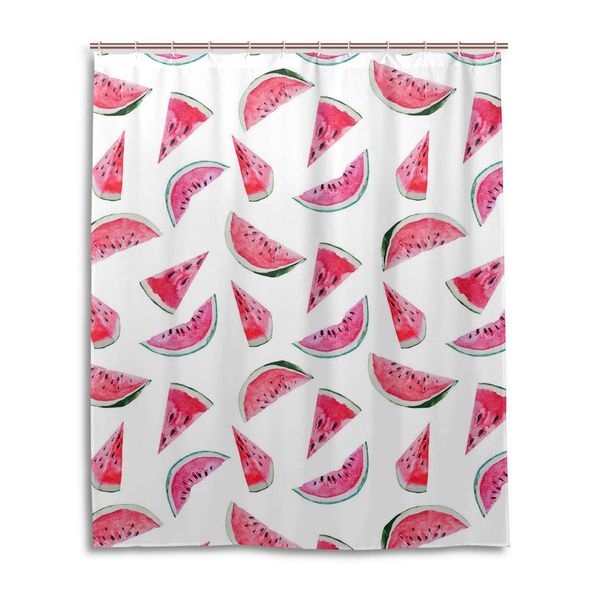 shower curtain cute watermelon fruit polyester fabric waterproof 62 x 72 inches set with 12 hooks for bathroom bathtub and
shower curtain cute watermelon fruit polyester fabric waterproof 62 x 72 inches set with 12 hooks for bathroom bathtub and