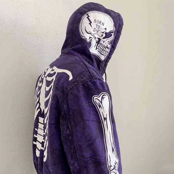 Men's Jackets Men Streetwear High Street Skull Skeleton Print Hoodie Oversized Casual Sweatshirt Fashion Vintage Coats Autumn S-4XL DN0A, Black;brown
Men's Jackets Men Streetwear High Street Skull Skeleton Print Hoodie Oversized Casual Sweatshirt Fashion Vintage Coats Autumn S-4XL DN0A, Black;brown