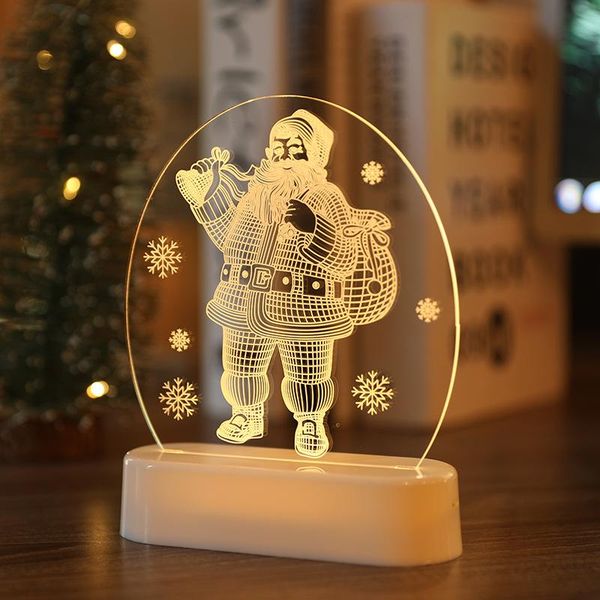 strings 1pcs christmas light room decoration romantic 3d lamp led night decor table snowman bell acrylic ornament
strings 1pcs christmas light room decoration romantic 3d lamp led night decor table snowman bell acrylic ornament