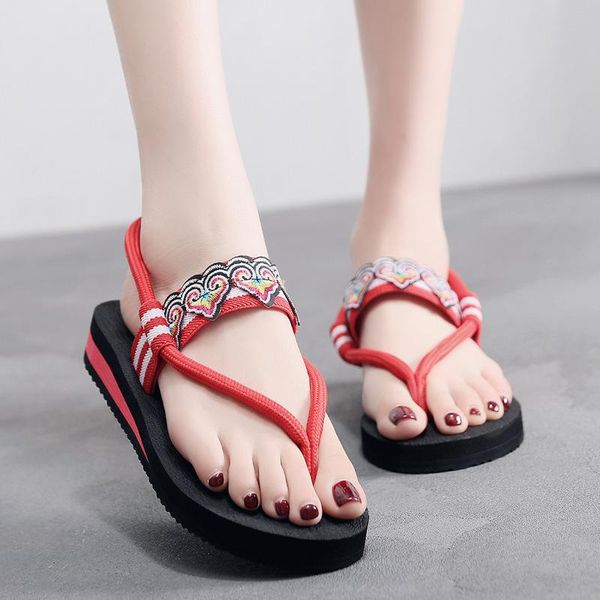 summer flip flops platfrom sandals slippers women beach slides wedges shoes black red a353
summer flip flops platfrom sandals slippers women beach slides wedges shoes black red a353