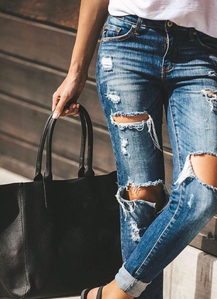 ripped fashion trendy stretch slim women jeans denim street casual pencil pants s 2xl drop, Blue
ripped fashion trendy stretch slim women jeans denim street casual pencil pants s 2xl drop, Blue