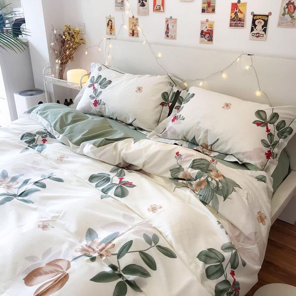 bedding sets american contracted plants pure and fresh cotton 4 flowers bed quilt cover sheets the fitted model
bedding sets american contracted plants pure and fresh cotton 4 flowers bed quilt cover sheets the fitted model