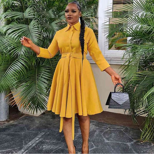 ladies long sleeve lapel single breasted fashion casual solid color a-line lace up dress, Black;gray
ladies long sleeve lapel single breasted fashion casual solid color a-line lace up dress, Black;gray