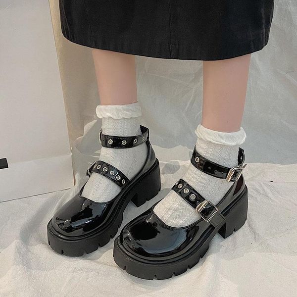 dress shoes small leather student college girl lolita jk uniform mary jane shoe strap low heels retro platform, Black
dress shoes small leather student college girl lolita jk uniform mary jane shoe strap low heels retro platform, Black