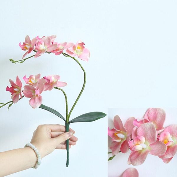 beautiful artificial fake flower silk butterfly orchid diy home wedding family phalaenopsis decoration 47cm decorative flowers & wreaths
beautiful artificial fake flower silk butterfly orchid diy home wedding family phalaenopsis decoration 47cm decorative flowers & wreaths