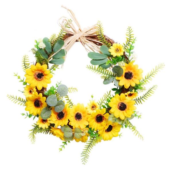 decorative flowers & wreaths artificial sunflower wreath fake garland wall door hanging pendant wedding decor
decorative flowers & wreaths artificial sunflower wreath fake garland wall door hanging pendant wedding decor
