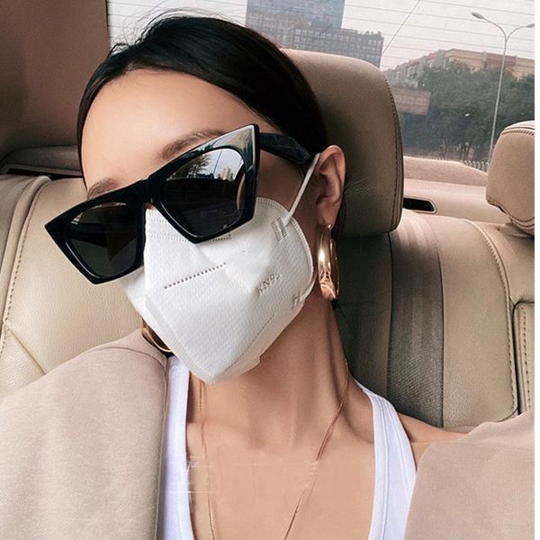 sunglasses advanced color designer square cat eye retro shades for women men brand black goggles white green eyewear, White;black
sunglasses advanced color designer square cat eye retro shades for women men brand black goggles white green eyewear, White;black