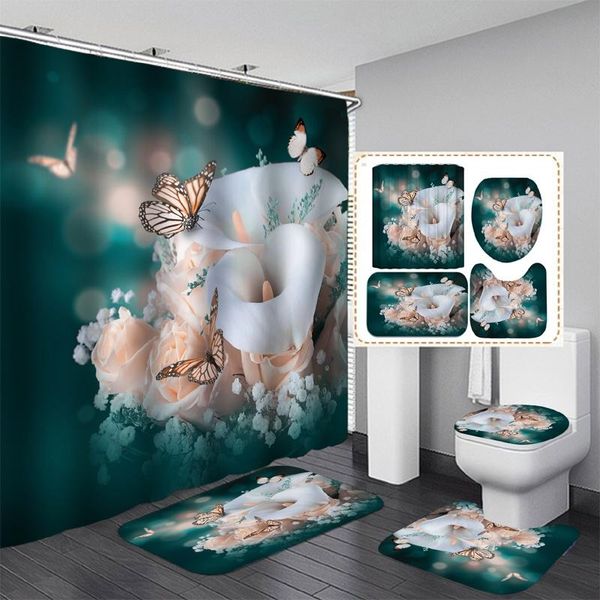 shower curtains 3d bright flower pattern bathroom set curtain anti-slip cushion toilet u-shaped essential
shower curtains 3d bright flower pattern bathroom set curtain anti-slip cushion toilet u-shaped essential