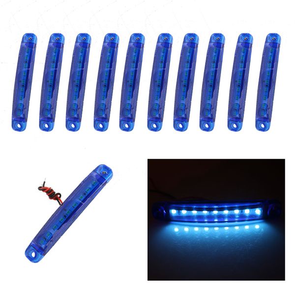 10pcs blue 12v 24v 9 led side marker light car bulbs turn signal clearance light side light for truck trailer
10pcs blue 12v 24v 9 led side marker light car bulbs turn signal clearance light side light for truck trailer