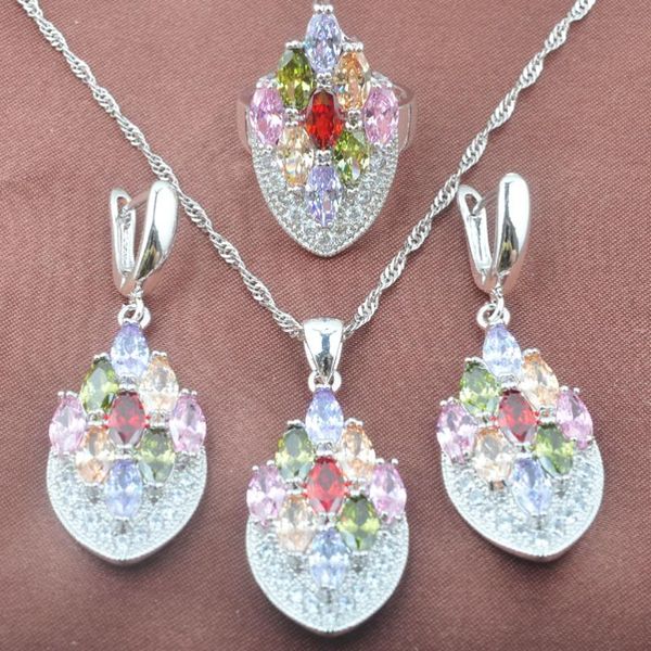 earrings & necklace luxurious multicolor cubic zirconia silver color dubai jewelry set for women costume ring and yz0590
earrings & necklace luxurious multicolor cubic zirconia silver color dubai jewelry set for women costume ring and yz0590