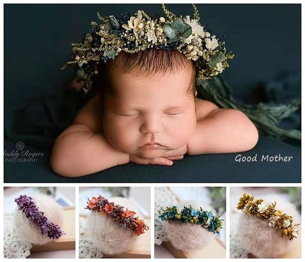 children pography headdress hair band eternal flower head baby studio props accessories, Slivery;white
children pography headdress hair band eternal flower head baby studio props accessories, Slivery;white