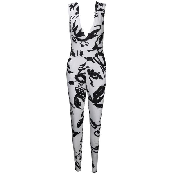 women's jumpsuits & rompers black and white printing women sleeveless summer deep v neck jumpsuit high waist clubwear pockets, Black;white
women's jumpsuits & rompers black and white printing women sleeveless summer deep v neck jumpsuit high waist clubwear pockets, Black;white