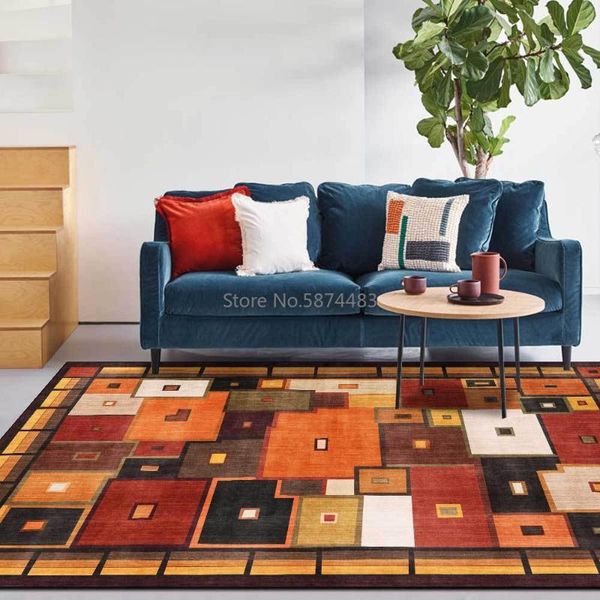 fashion retro brown square mosaic ethnic style living room bedroom bedside carpet floor mats carpets
fashion retro brown square mosaic ethnic style living room bedroom bedside carpet floor mats carpets