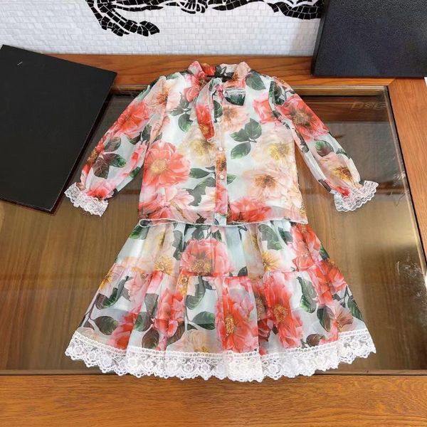 girl's dresses brand high-end children's autumn long sleeve flower shirt & half-length skirt chiffon two-piece suit clothes hl72, Red;yellow
girl's dresses brand high-end children's autumn long sleeve flower shirt & half-length skirt chiffon two-piece suit clothes hl72, Red;yellow