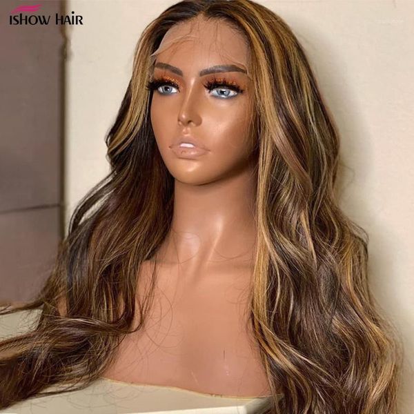 ishow highlight wig brown colored human hair wigs lace part ombre straight wigs1, Black;brown
ishow highlight wig brown colored human hair wigs lace part ombre straight wigs1, Black;brown