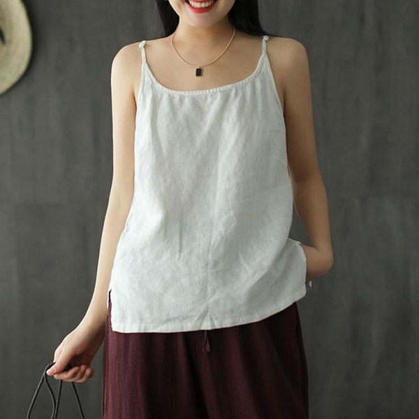 women's tanks & camis nini wonderland 2021 summer cotton linen women sleeveless spaghetti strap casual tank mori girls style clothes, White
women's tanks & camis nini wonderland 2021 summer cotton linen women sleeveless spaghetti strap casual tank mori girls style clothes, White