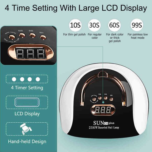 nail dryers 256w uv led lamp for drying s all gel polish dryer manicure salon 57 leds light with auto sensing 4 timer 220225
nail dryers 256w uv led lamp for drying s all gel polish dryer manicure salon 57 leds light with auto sensing 4 timer 220225