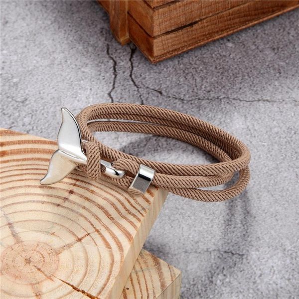 charm bracelets fashion colorful anchor fishtail bracelet for men handmade rope jewelry accessories, Golden;silver
charm bracelets fashion colorful anchor fishtail bracelet for men handmade rope jewelry accessories, Golden;silver