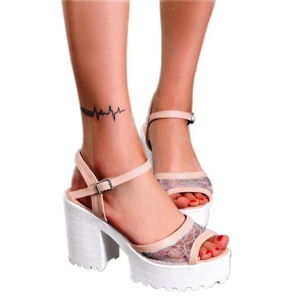 spring and summer fish mouth high-heeled breathable mesh sandals women waterproof platform thick heel 34-43, Black
spring and summer fish mouth high-heeled breathable mesh sandals women waterproof platform thick heel 34-43, Black