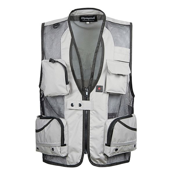 summer thin mesh vest for men xl-5xl casual pographer work outerwear varsity multi pocket waistcoat male sleeveless jacket 210923, Black;white
summer thin mesh vest for men xl-5xl casual pographer work outerwear varsity multi pocket waistcoat male sleeveless jacket 210923, Black;white