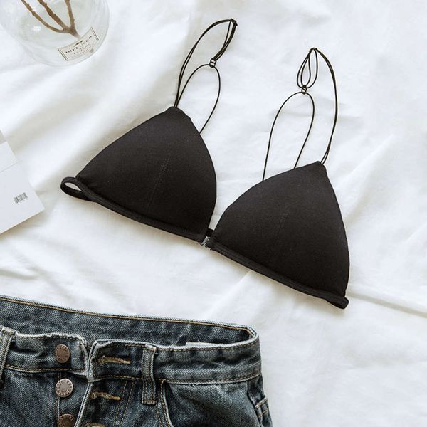 ins simple seamless bra women triangle design bralette soft solid brief female front closure wire lingerie, Black;white
ins simple seamless bra women triangle design bralette soft solid brief female front closure wire lingerie, Black;white
