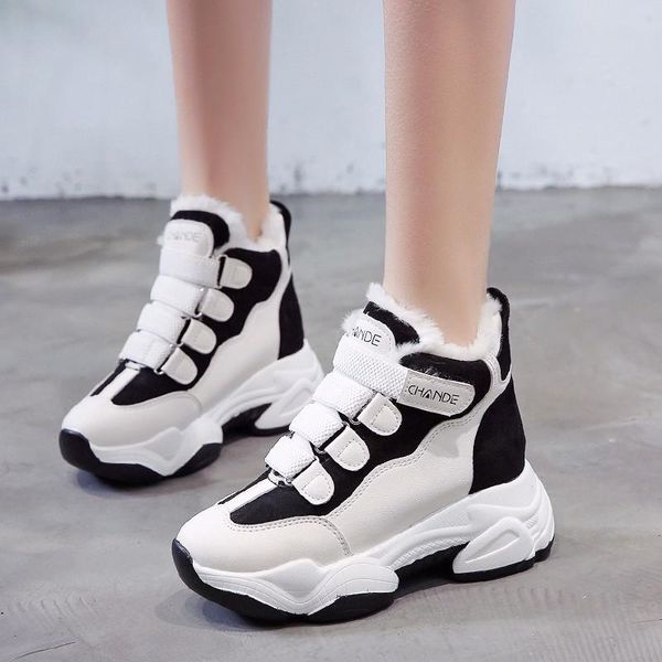 boots 2021 winter women ankle heels high wedge warm fur platform leather sneakers cotton snow for woman, Black
boots 2021 winter women ankle heels high wedge warm fur platform leather sneakers cotton snow for woman, Black