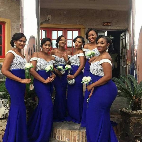 bridesmaid dress royal blue african off shoulder dresses 2021 satin lace wedding party guest mermaid maid of honer gowns, White;pink
bridesmaid dress royal blue african off shoulder dresses 2021 satin lace wedding party guest mermaid maid of honer gowns, White;pink