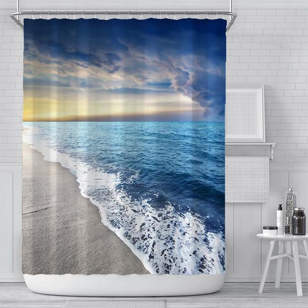 shower curtains beach digital print curtain waterproof polyester mildew-proof thickened bathroom decor with hook opaque
shower curtains beach digital print curtain waterproof polyester mildew-proof thickened bathroom decor with hook opaque