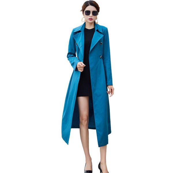 women's trench coats spring autumn women long coat sleeve belt casual double breasted windbreaker fashion warm lapel female, Tan;black
women's trench coats spring autumn women long coat sleeve belt casual double breasted windbreaker fashion warm lapel female, Tan;black