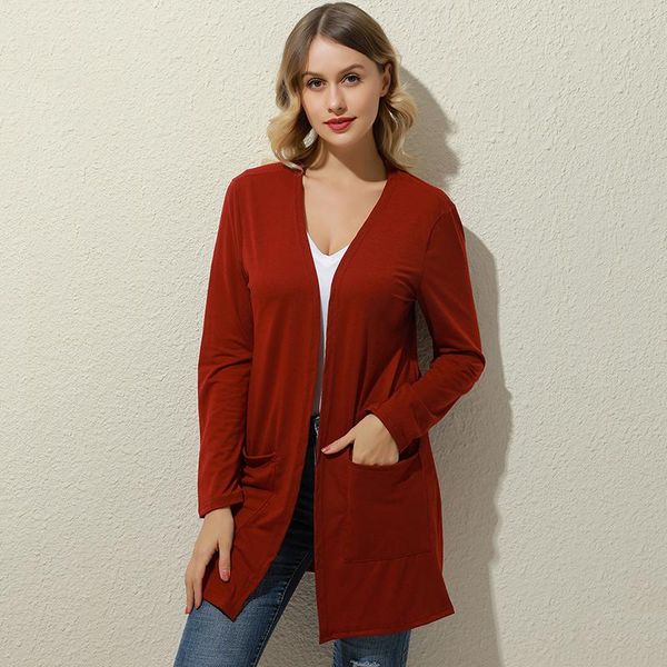 women's trench coats women long sleeve solid color cardigan simple autumn female elegant pocket outerwear warm high quality, Tan;black
women's trench coats women long sleeve solid color cardigan simple autumn female elegant pocket outerwear warm high quality, Tan;black