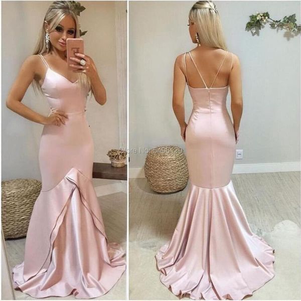 party dresses mermaid prom spaghetti straps v neck backless tiered satin sleeveless women evening gown simple dress, White;black
party dresses mermaid prom spaghetti straps v neck backless tiered satin sleeveless women evening gown simple dress, White;black